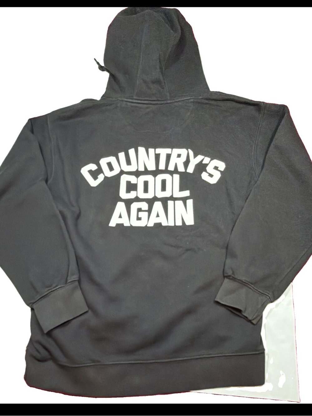 Lainey Wilson Black Hoodie Adult Size Large White Country’s Cool Again On Back